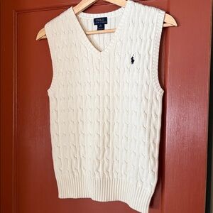 Polo Ralph Lauren Cable Knit Sweater Vest – Boys M (10–12)